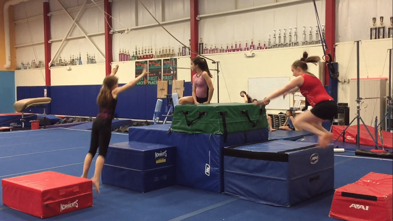 Leg Power Boosts with Double Box Jumps