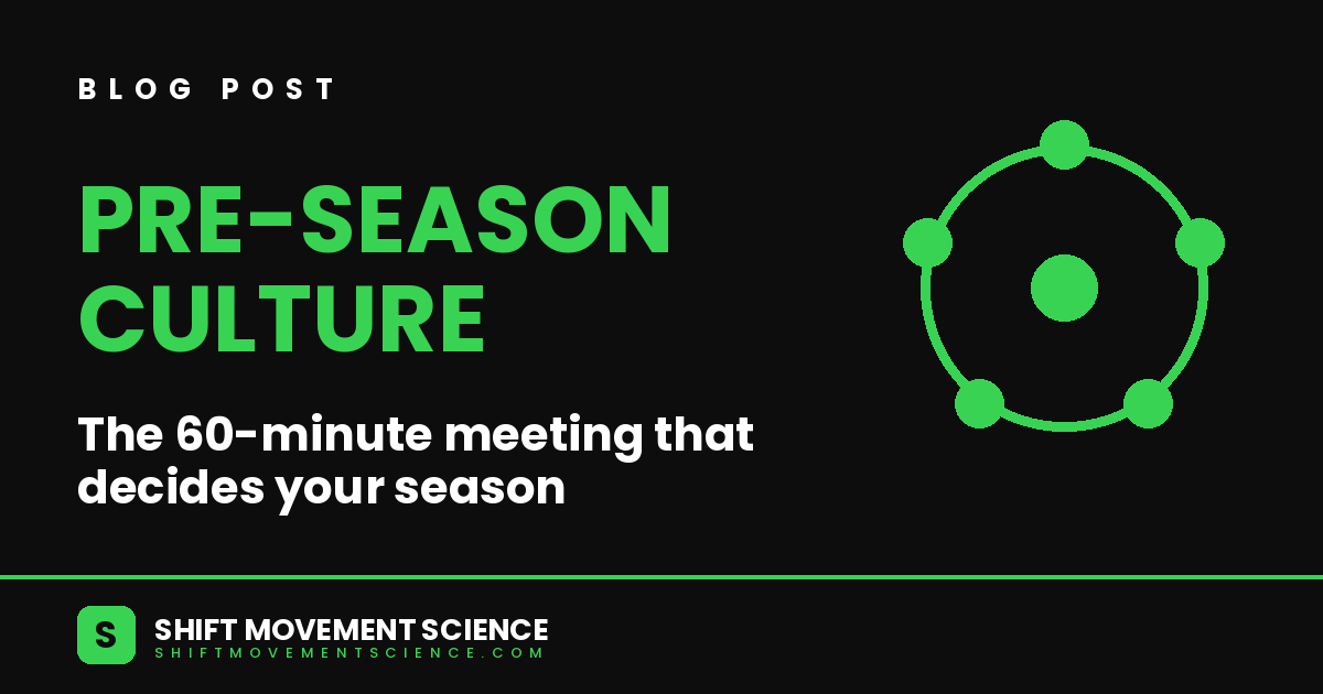 The 60 Minute Pre Season Meeting Every Gym Needs To Have