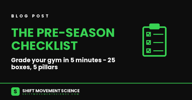Grade Your Gym in 5 Minutes: The 25-Box Pre-Season Checklist