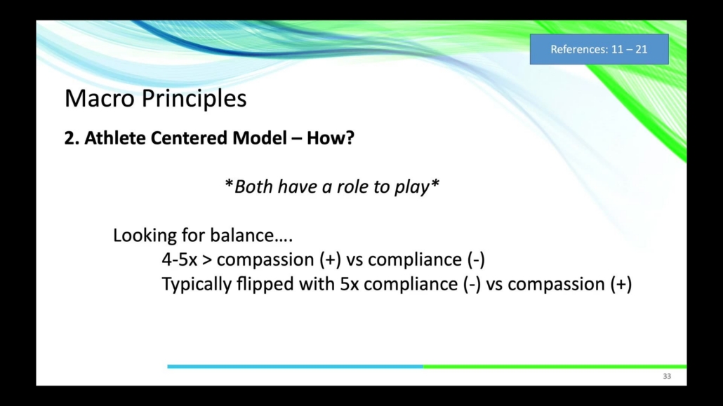Slide from the Hero Lab lecture "A New Model of Gymnastics: Macro Principles" by Dr. Dave Tilley