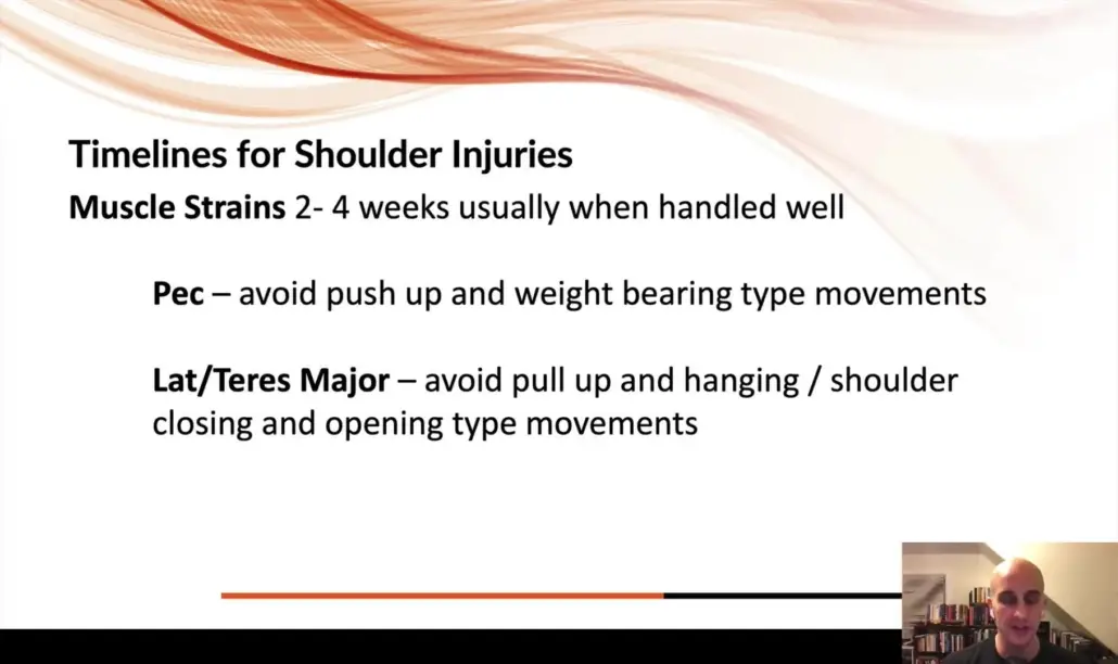 Slide from the Hero Lab lecture "Shoulder Injuries: A Coach’s Guide" by Dr. Dave Tilley